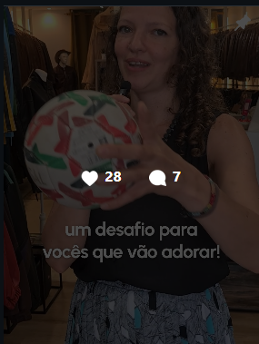 Reel Embaixadinha na loja Tifrano